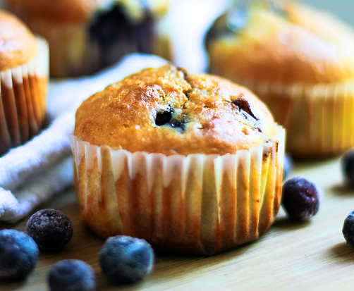 Blueberry Protein Muffins