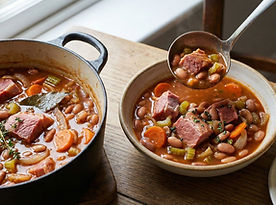 Slow Cooker Bean & Ham Soup