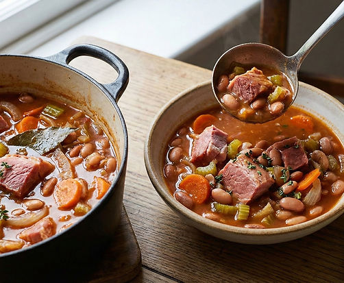 Slow Cooker Bean & Ham Soup