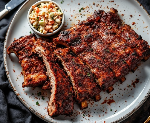 Pork Ribs & Tomato-Based BBQ Sauce