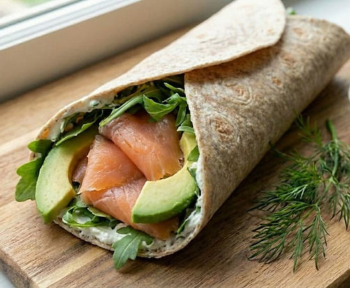Salmon & Avocado Wrap