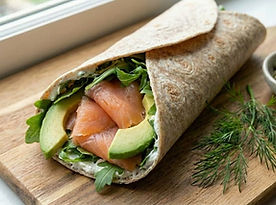 Salmon & Avocado Wrap
