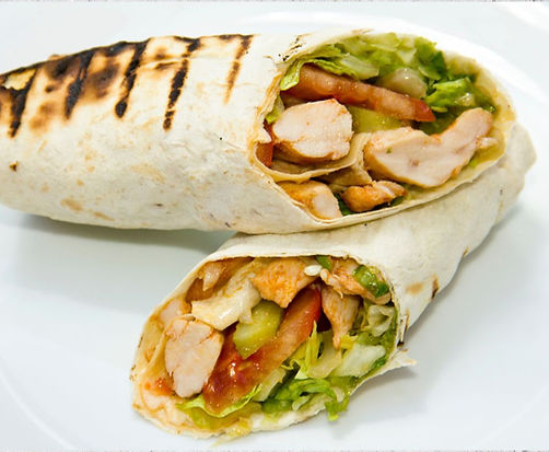 High Protein Chicken Wrap