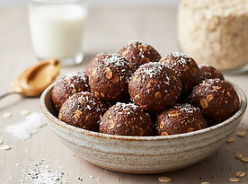 No-Bake Chocolate Peanut Butter Protein Balls