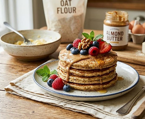 Banana Protein Pancakes