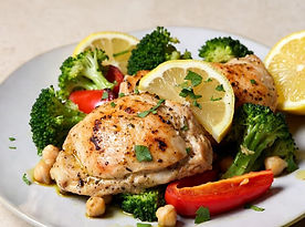 Chicken & Broccoli Sheet Pan