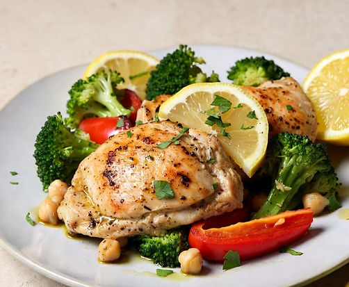 Chicken & Broccoli Sheet Pan