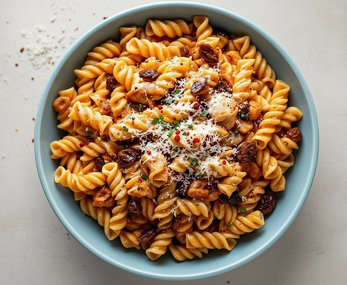 High Protein Chicken Pasta